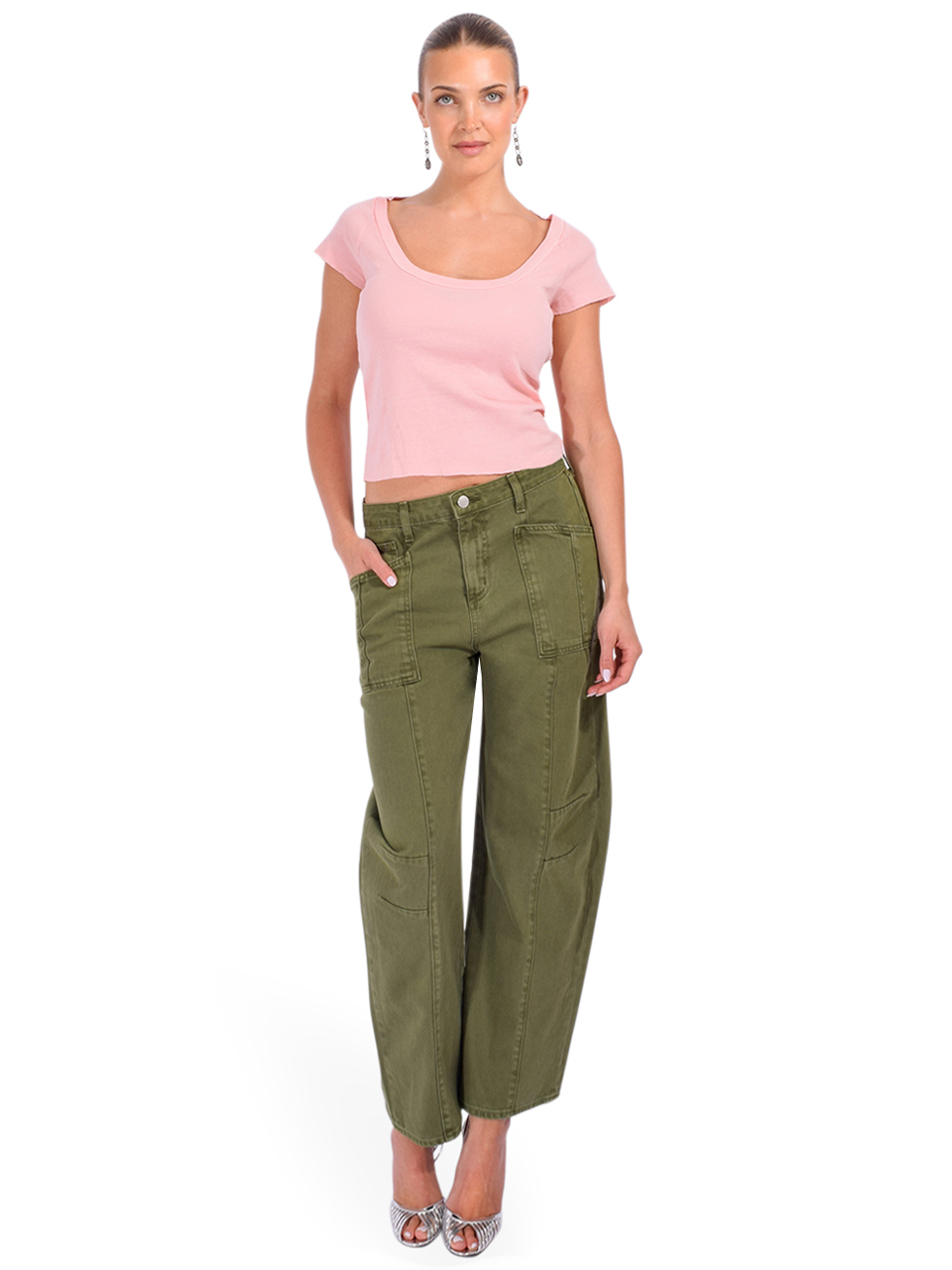 L'Agence Cody High Rise Rodeo Jeans in Brigade Full Outfit 