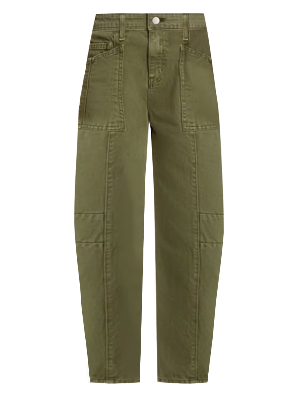 L'Agence Cody High Rise Rodeo Jeans in Brigade Product Shot 