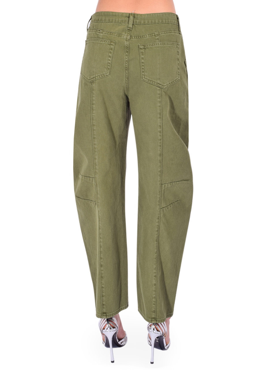 L'Agence Cody High Rise Rodeo Jeans in Brigade Back View 