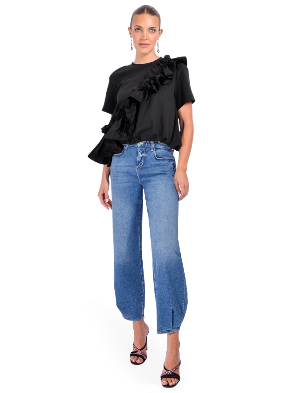 L'Agence Krista Tapered Jean in Paladino Full Outfit 