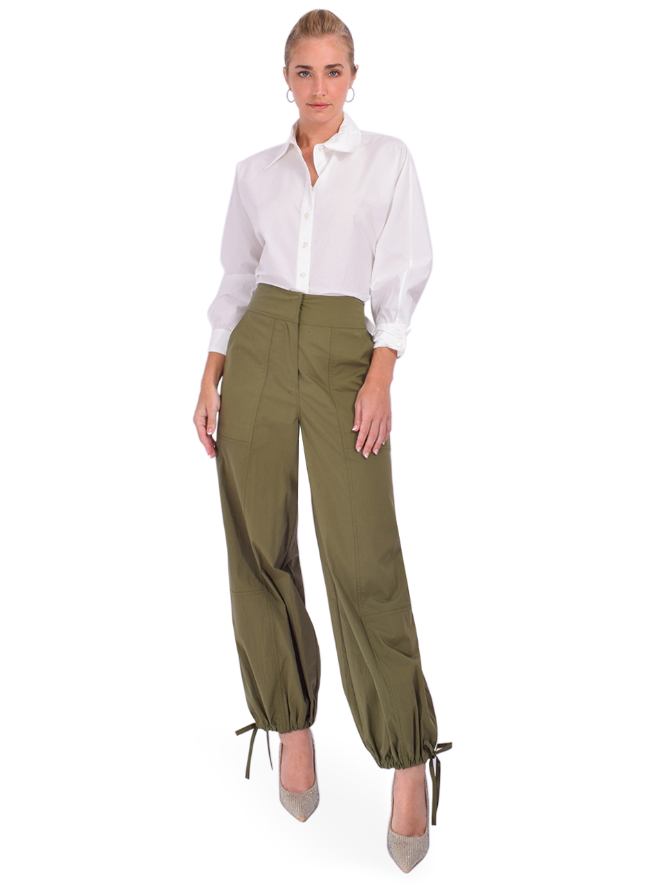 CHRISTY LYNN Asper Pant in Olive Full Outfit 

