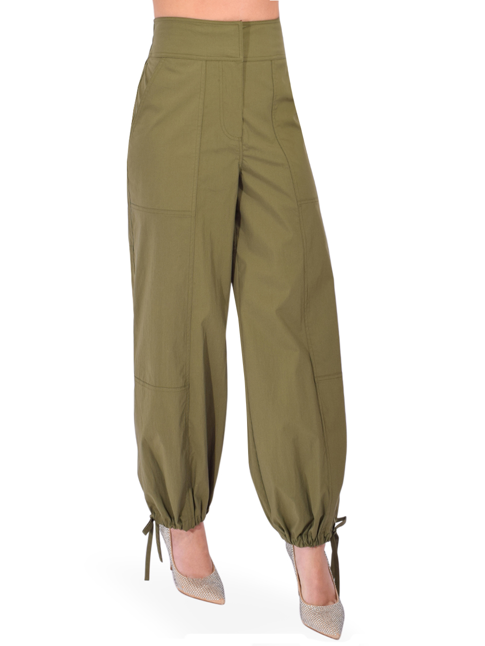 CHRISTY LYNN Asper Pant in Olive Side View 

