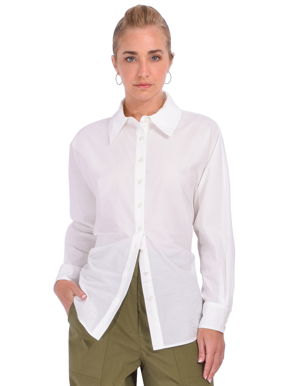 CHRISTY LYNN Anita Top in White Front View 