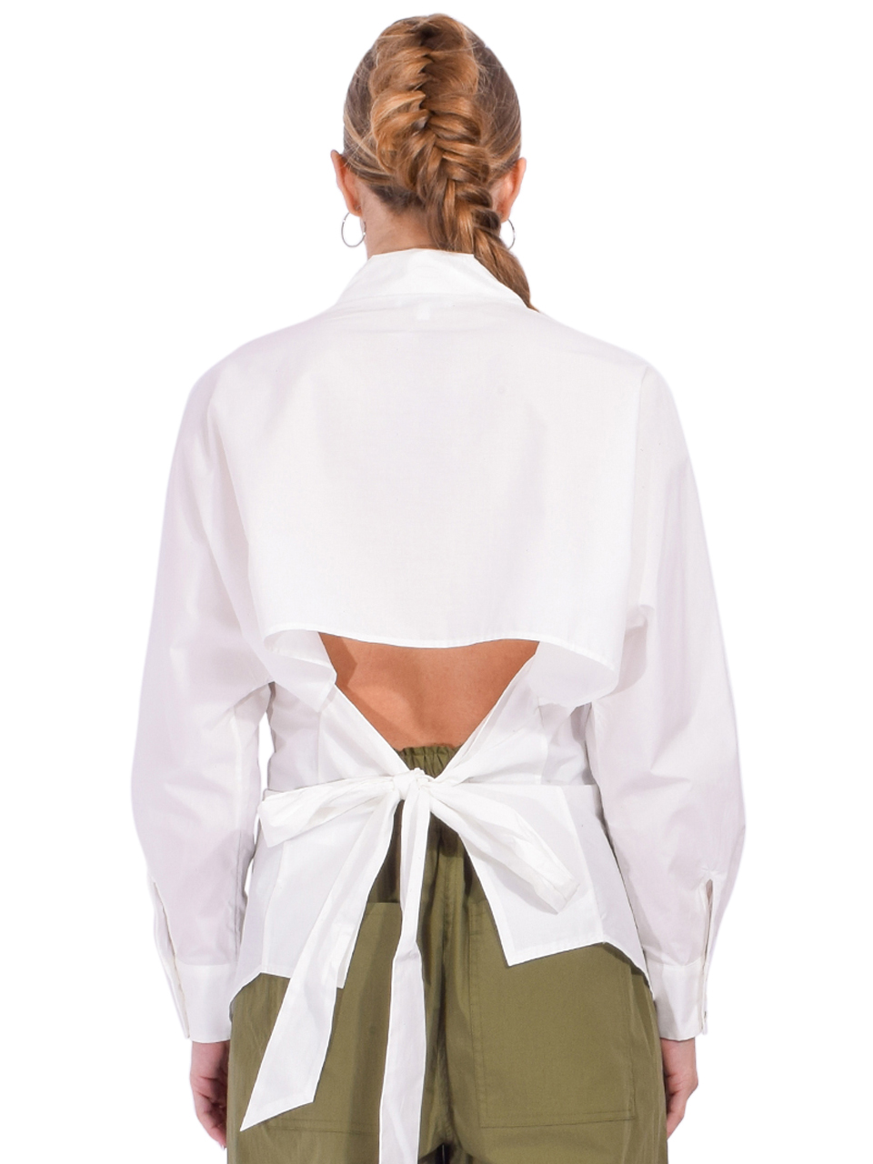 CHRISTY LYNN Anita Top in White Back View 