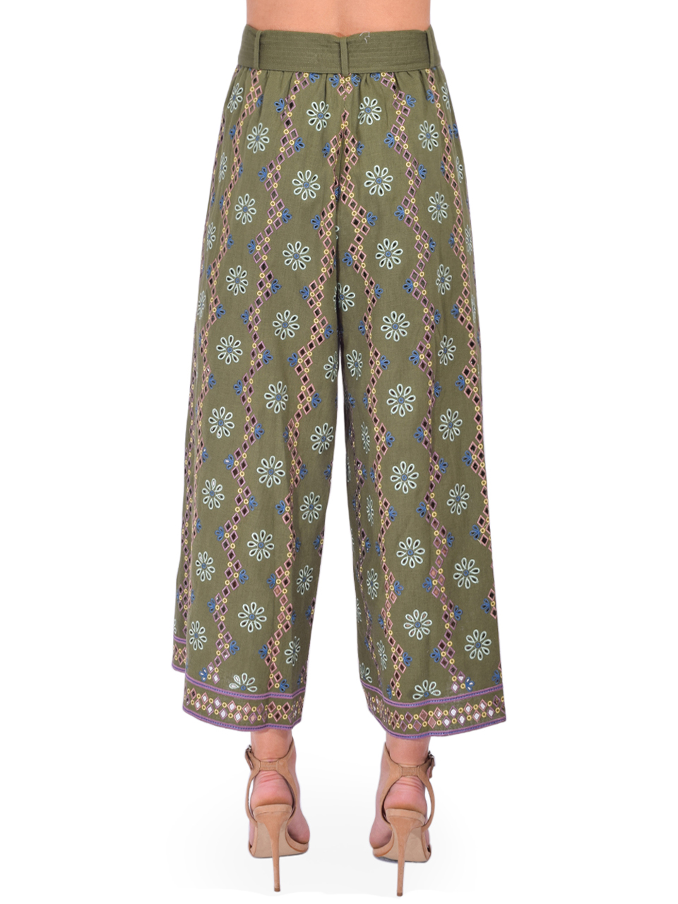 CHRISTY LYNN Archer Pant in Capri Olive Back View 