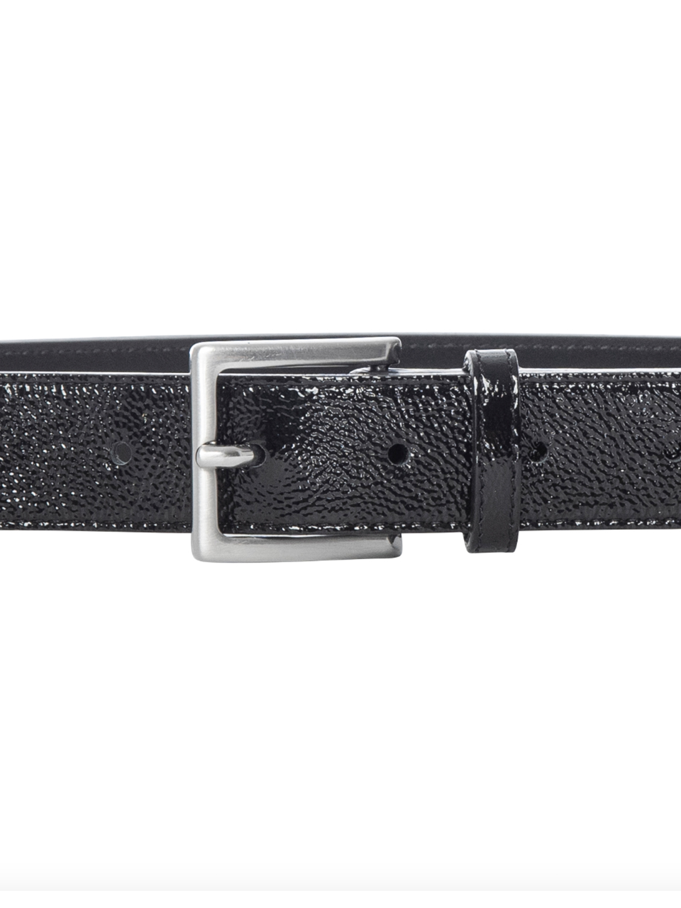 FRAME Utility Belt in Black Buckle Detail 

