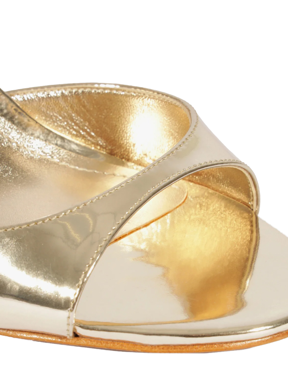 SCHUTZ Scarlett Metallic Heel in Platina

