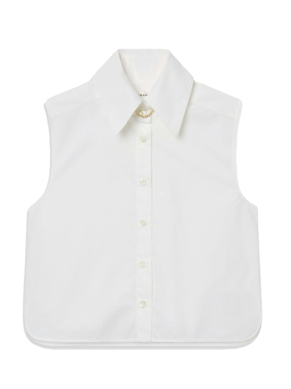 FRAME The Prep Shirt in White Product Shot 