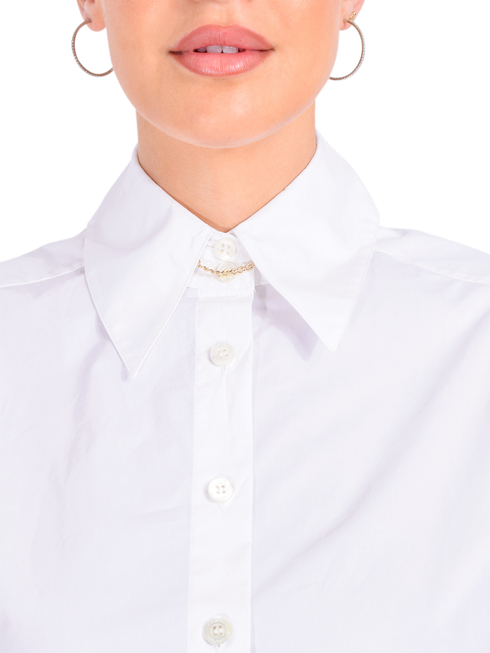 FRAME The Prep Shirt in White Details 