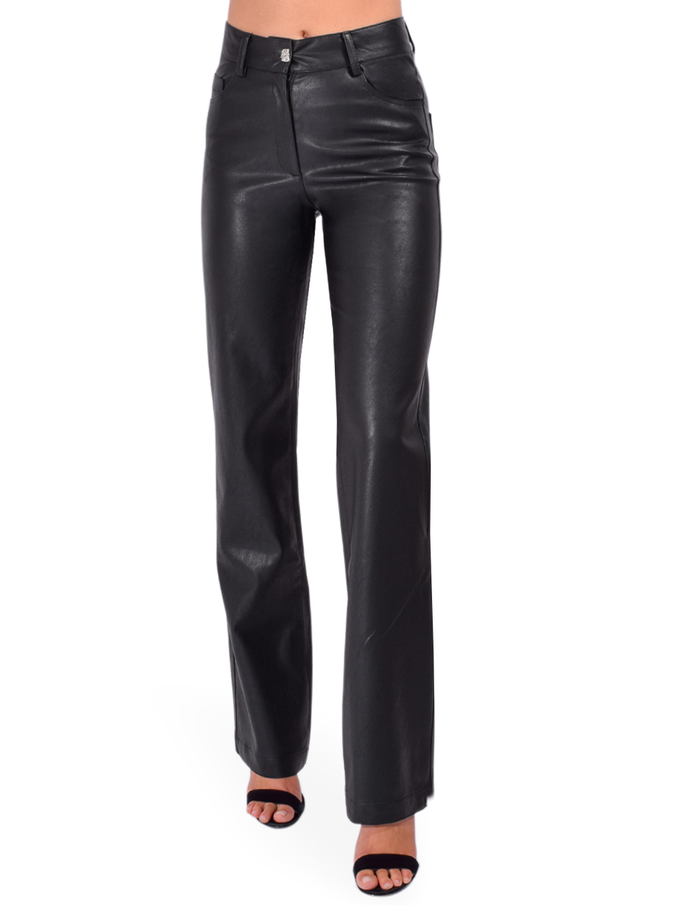 新品 DICH HENDERSON VEGAN LEATHER SLACKS Pearson Vegan Leather Pant In Dark Chocolate | Bardot