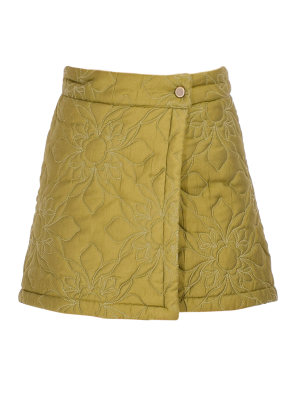 LOVE THE LABEL Ｍelanie Quilted Skirt in Olive