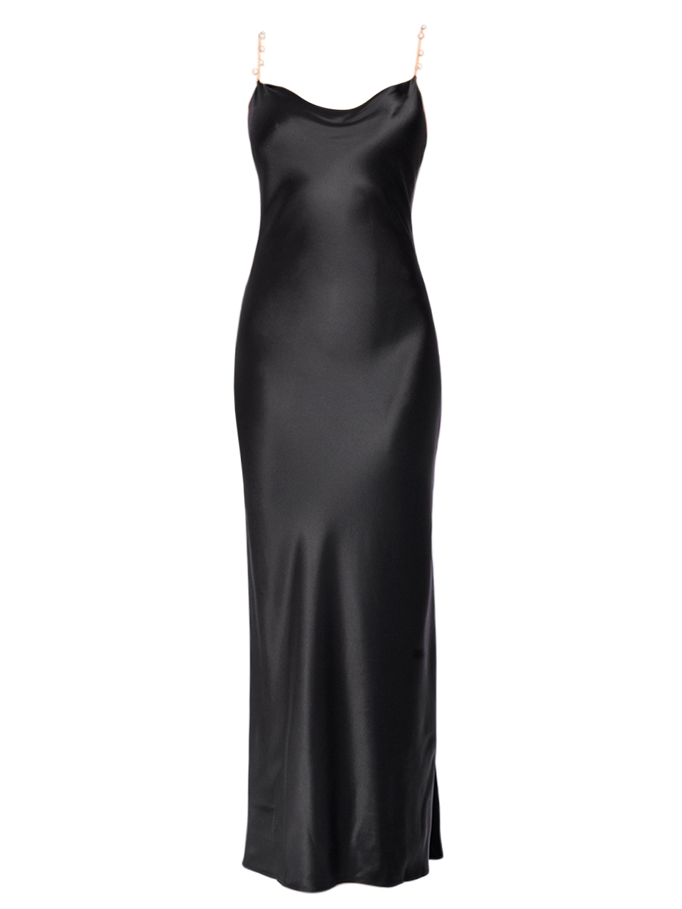 CAMI NYC Shallon Cowl Neck Gown in Black Product Shot 