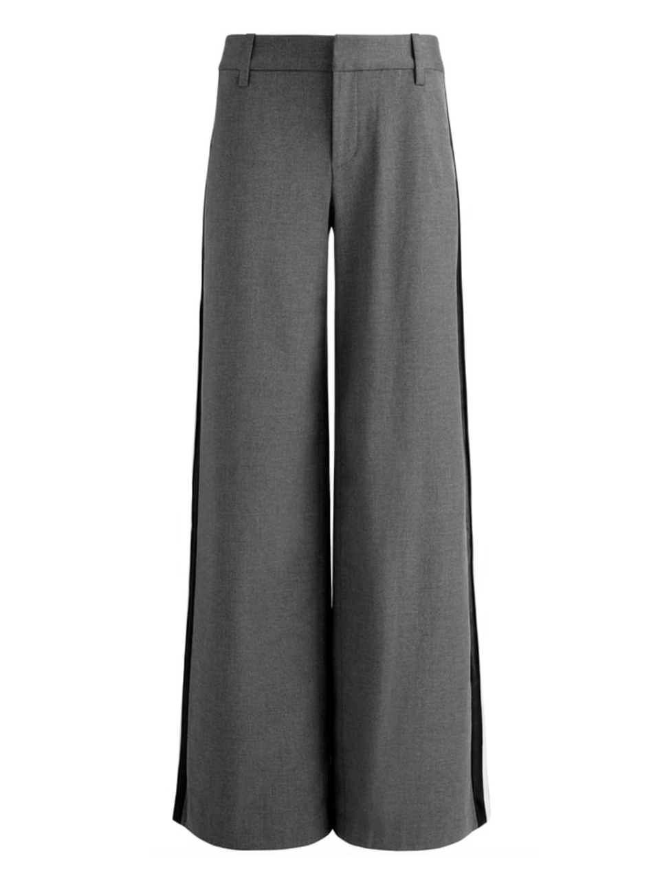 ALICE + OLIVIA Stu Baggy Pant in Dark Gray