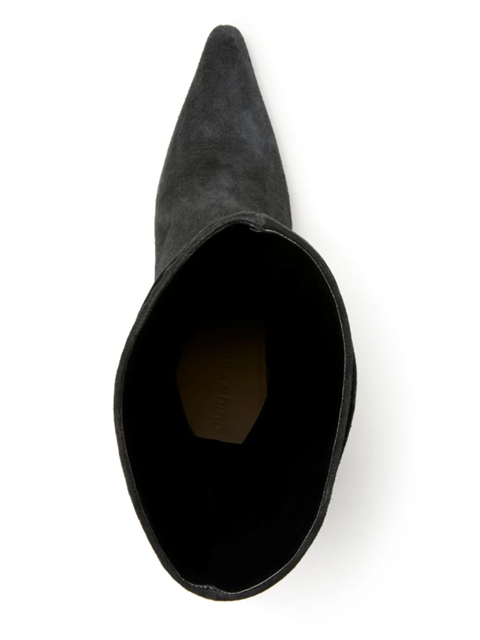 CINQ A SEPT Samina Wrap Around Heel Boot in Black Top View 