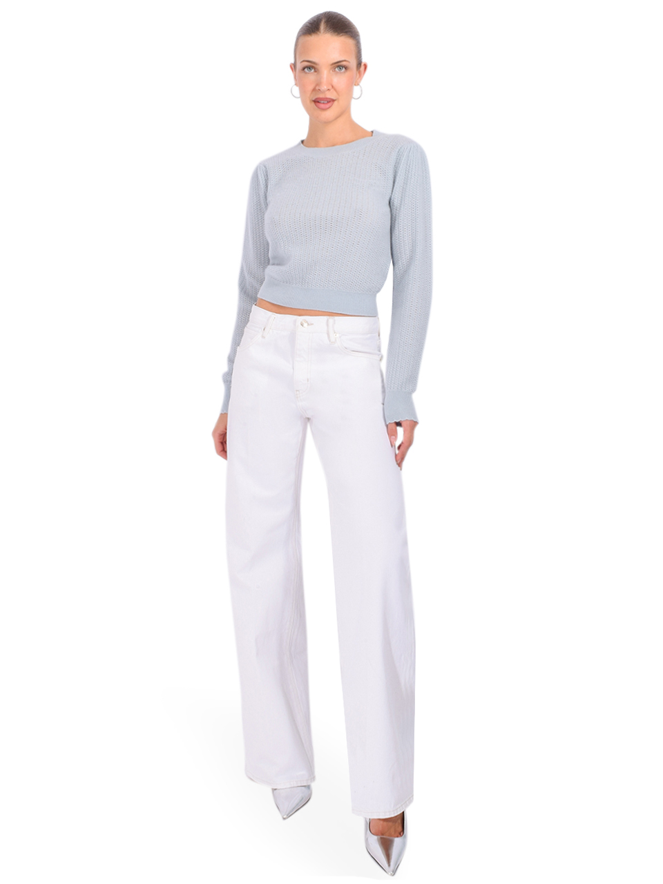 Frame Stroll Jean in Au Natural Clean Full Outfit 