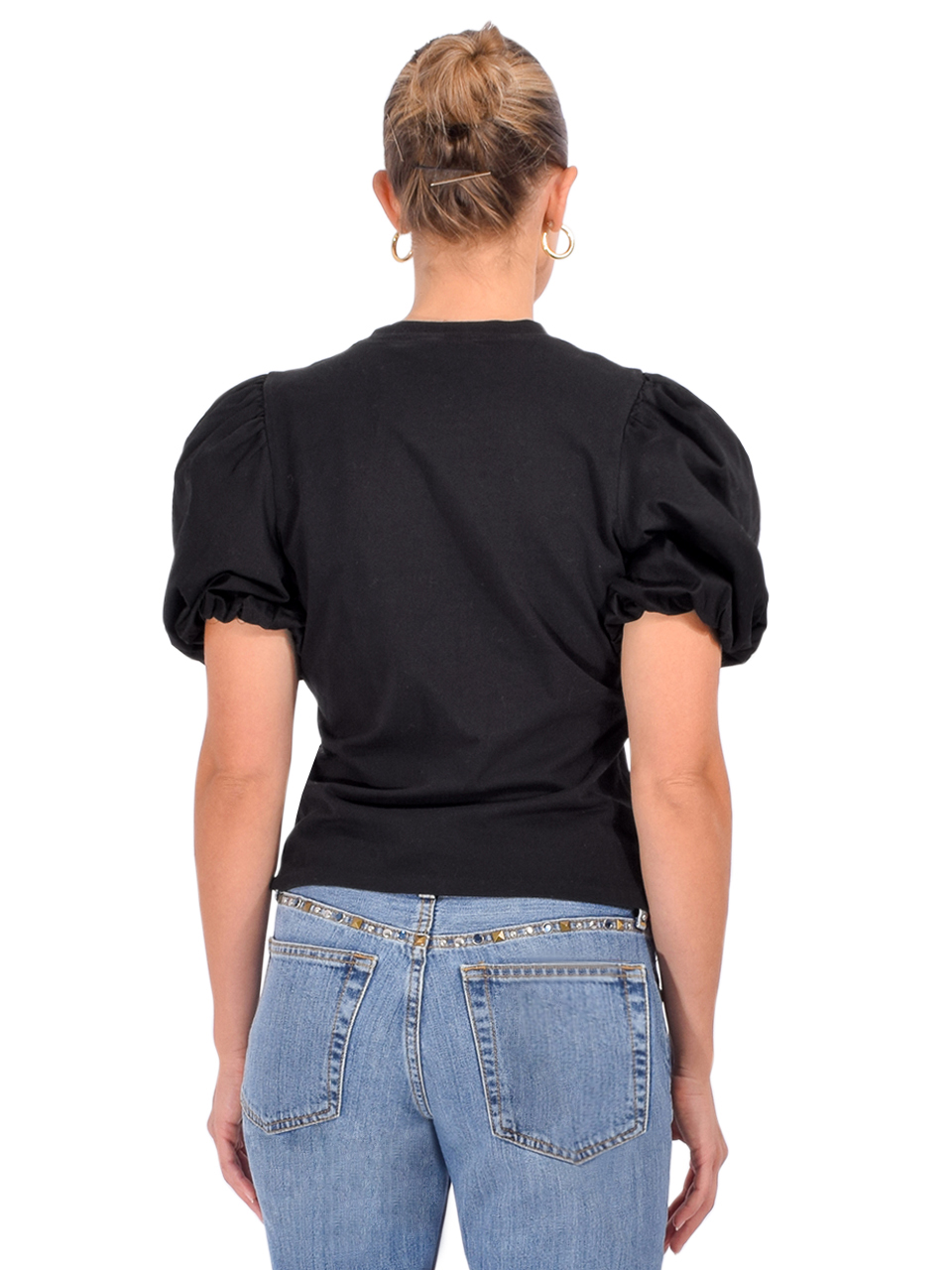 LOVE THE LABEL Lali Tee in Black Back View 