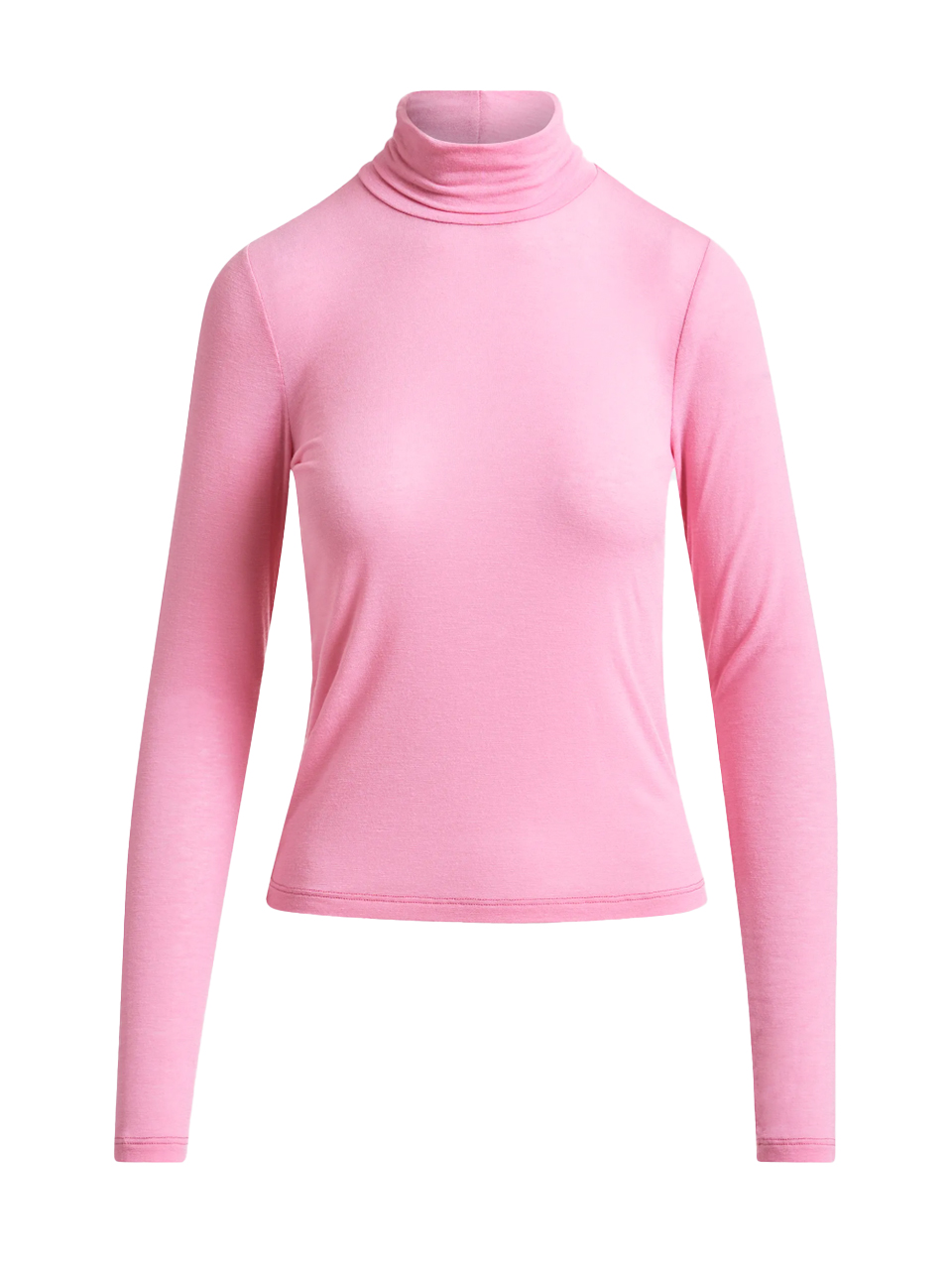ESSENTIEL ANTWERP Jertice Jersey Turtleneck in Pink Product Shot 