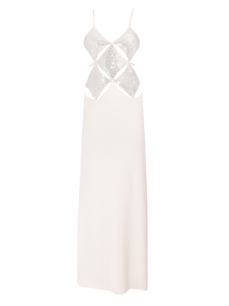 DELFI Gaia Knit Dress in Ivory Product Shot 