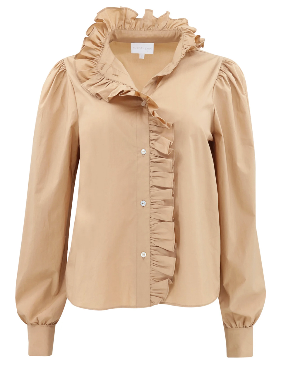 CHRISTY LYNN Medora Top in Khaki Product Shot 