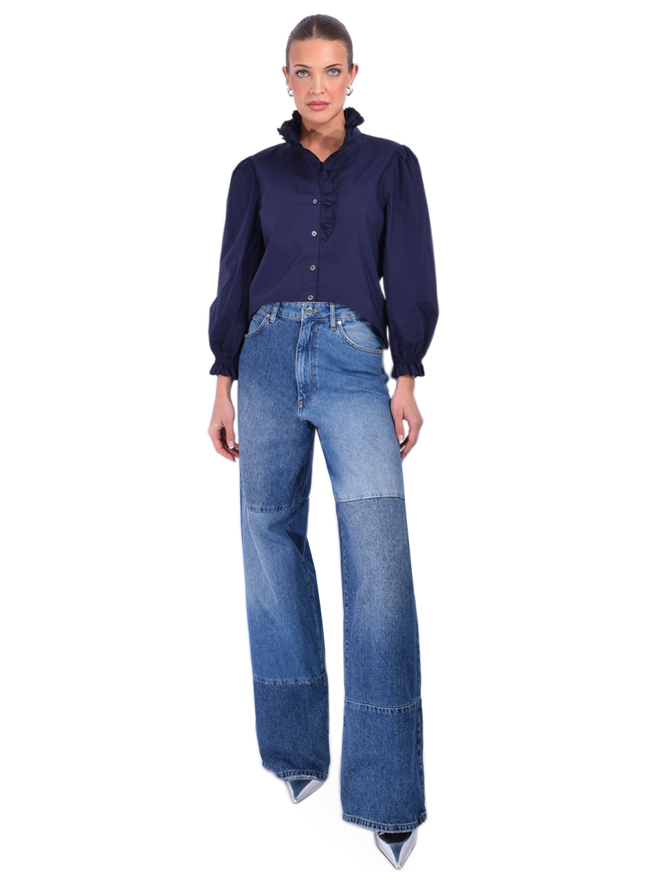 CHRISTY LYNN Medora Top in Navy Full Outfit 