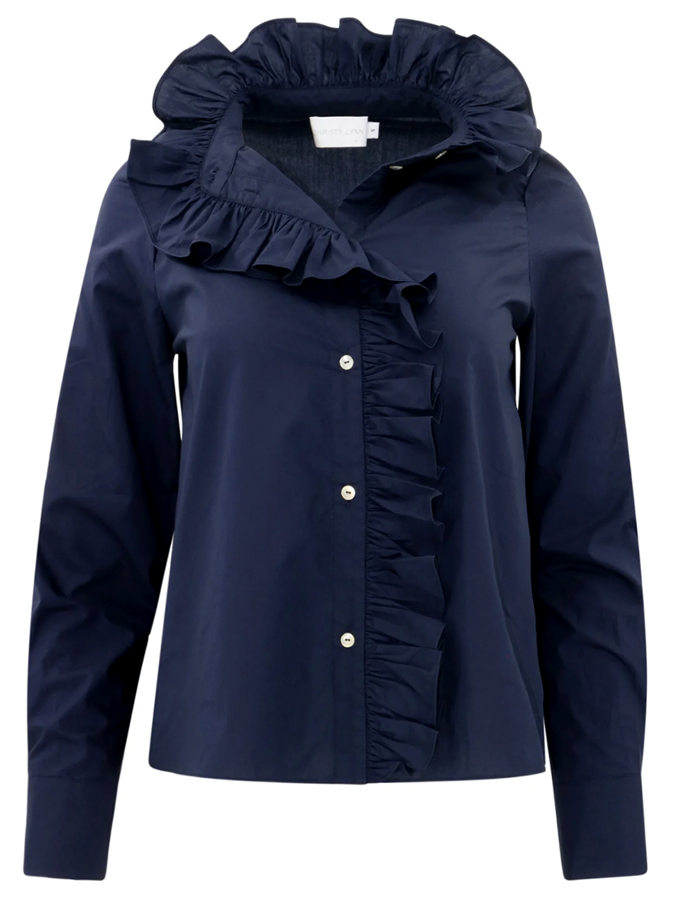 CHRISTY LYNN Medora Top in Navy Product Shot 