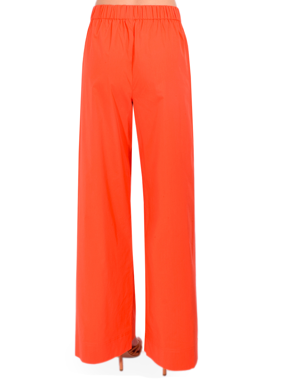 SIMKHAI Arden Pull On Pant in Lobster Back View 