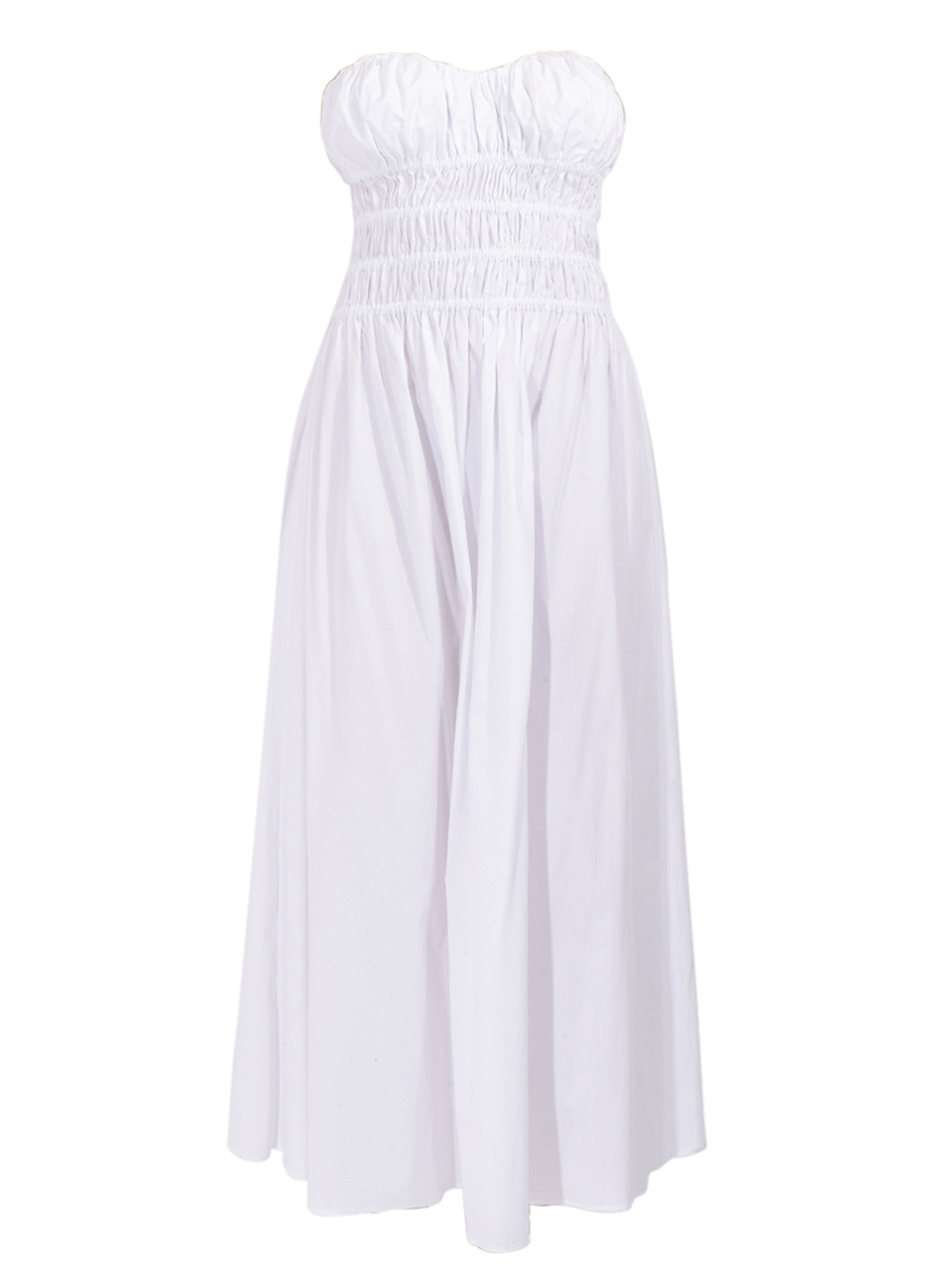 CAROLINE CONSTAS Ivette Dress in White Product Shot 