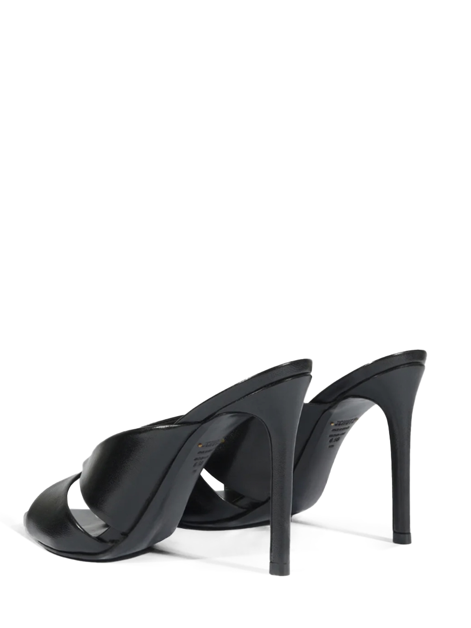 SCHUTZ Maxine Mule in Black Back Side View 
