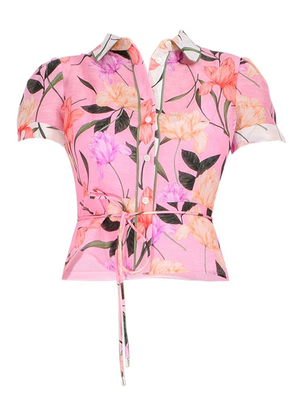 CHRISTY LYNN Dorothy Top in Pink Multi Jardin Product Shot 