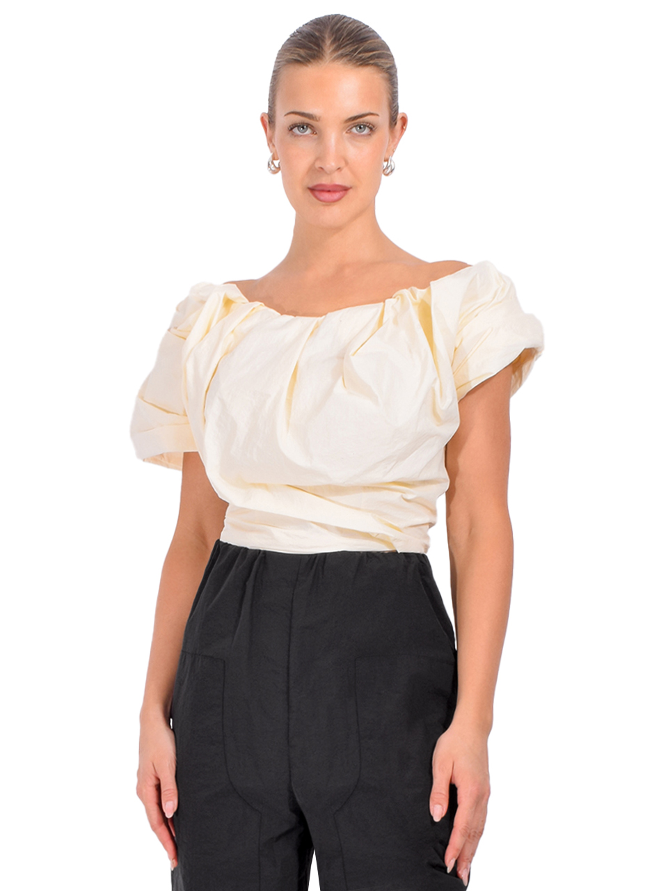 PARIS GEORGIA Rio Bodice in Bone Front View 