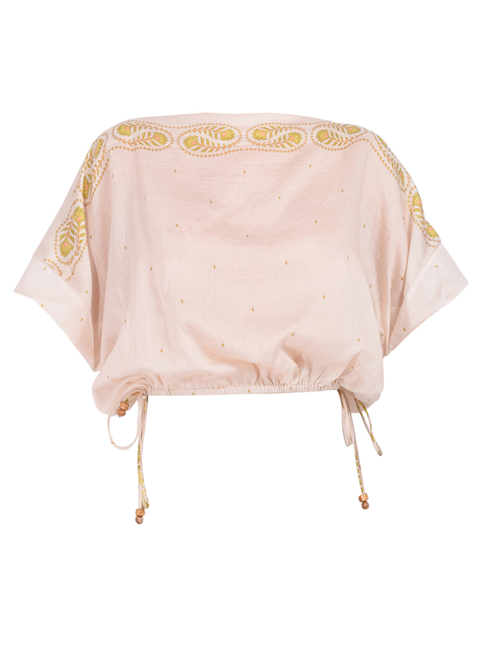 Sabina Musayev Aura Top in Off-White Product Shot 
