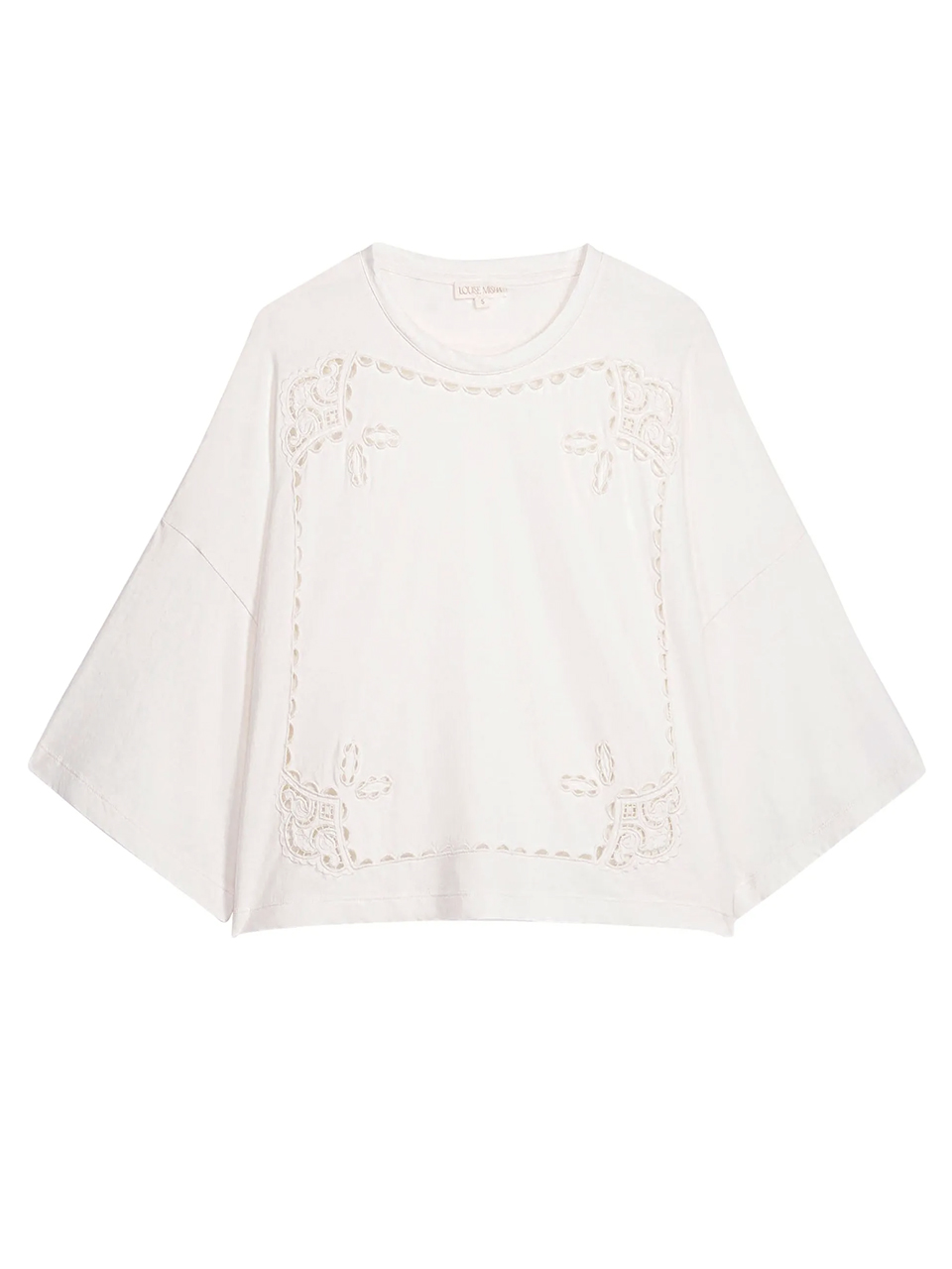 LOUISE MISHA Neolar Tee in White Product Shot 