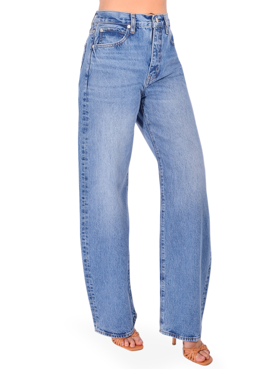 FRAME The Bow Jeans in Rapture Side View 