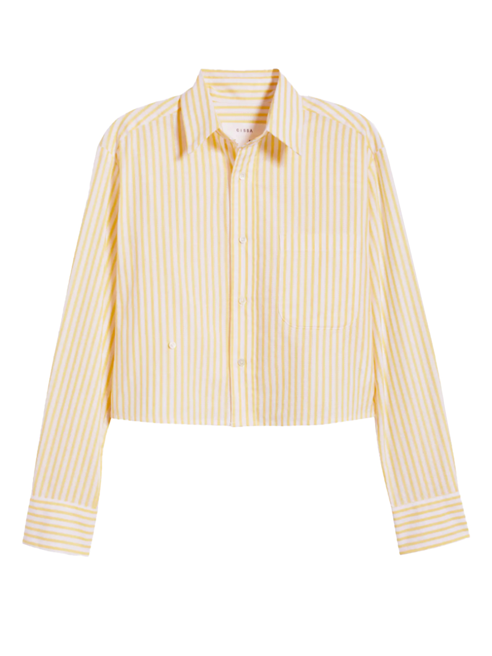 FRAME The Shorty Shirt in Golden Stripe Product Shot 