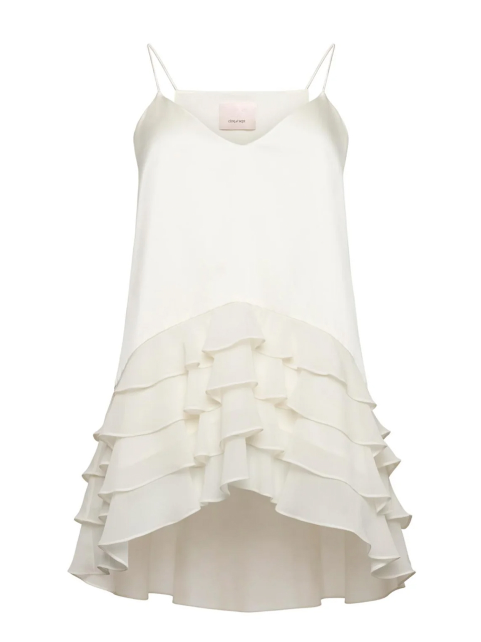 CINQ À SEPT Cabrina Top in Ivory Product Shot 