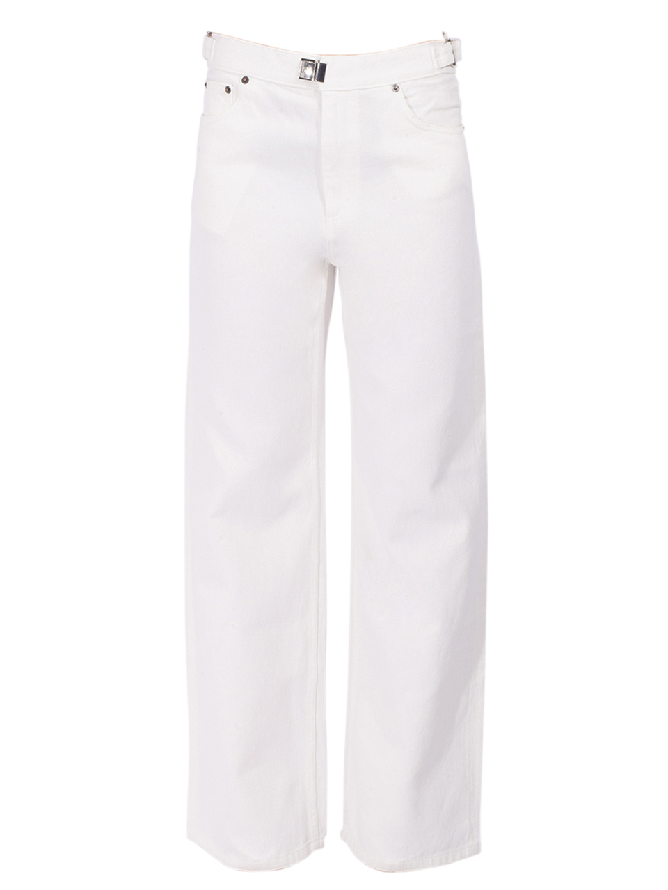 STILL HERE Buckle Jean in Milk Product Shot 