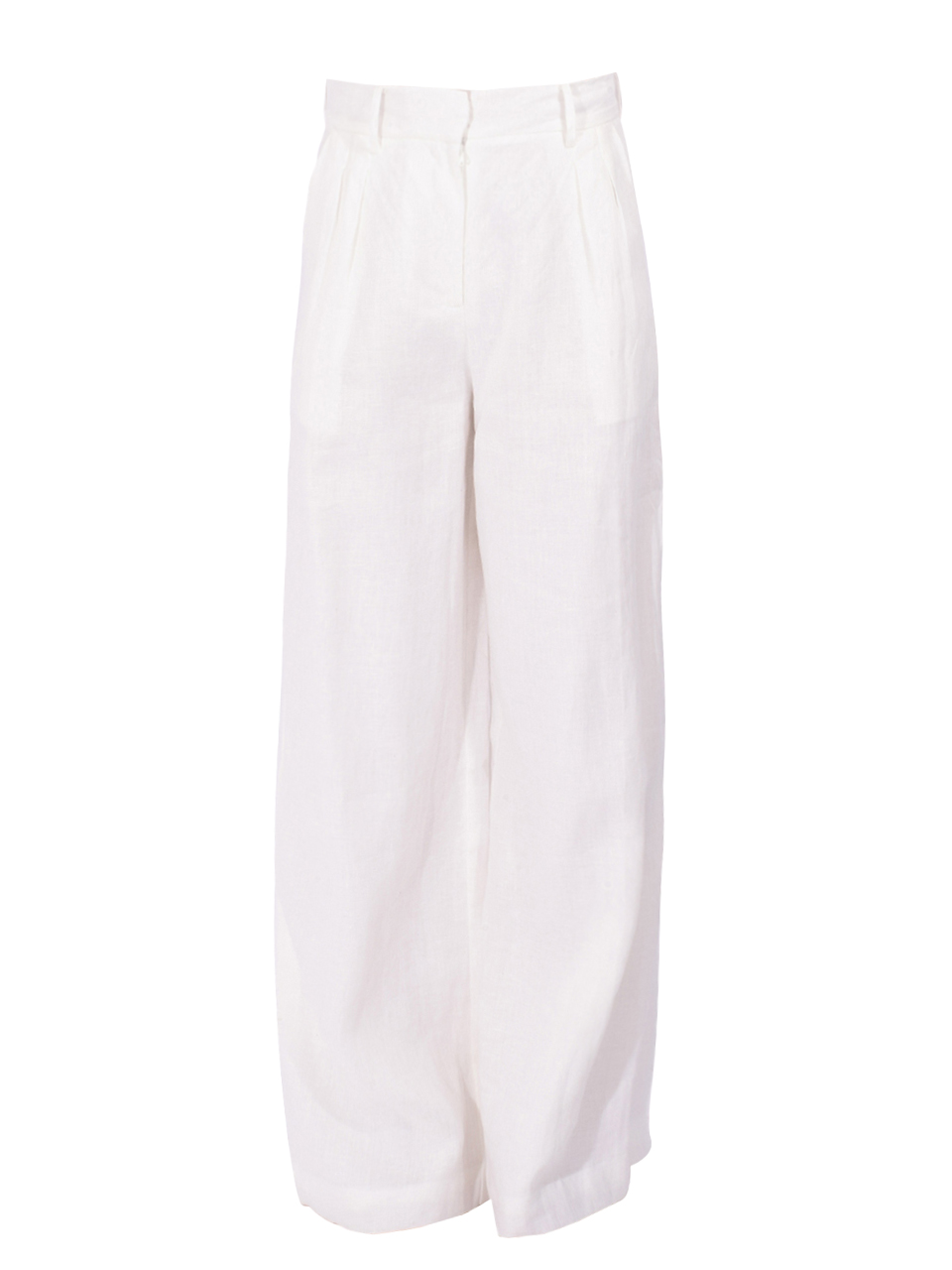 KARINA GRIMALDI Aven Linen Pants in White