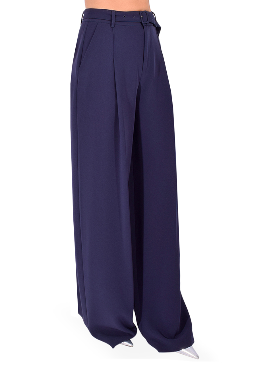 CINQ À SEPT Eliah Pant in Navy Side View 