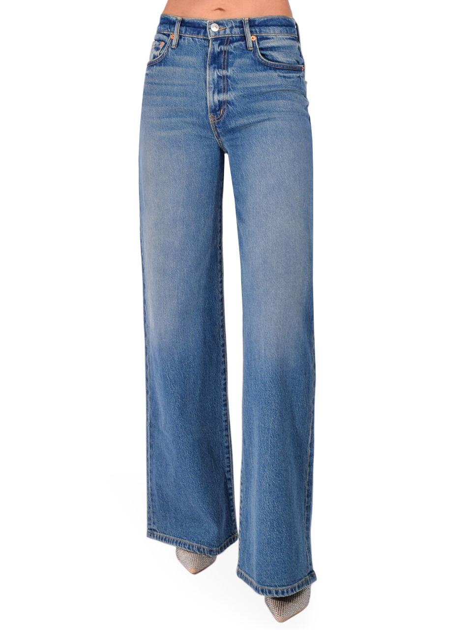 BETRO SIMONE Alexa Wide Leg Jean in Nova Front View 
