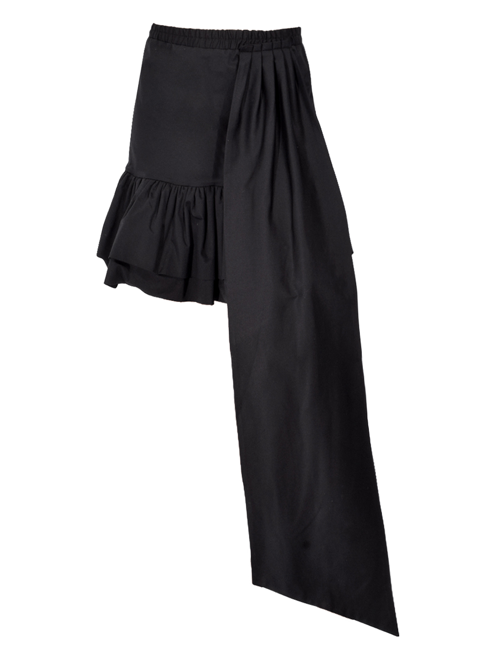 5 PROGRESS Balloon Mini Skirt in Black Product Shot 