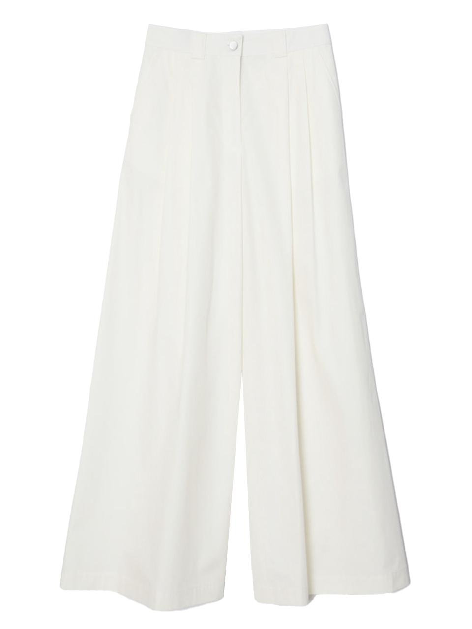 3.1 PHILLIP LIM Wide Leg Pleated Pants in Tofu Product Shot
