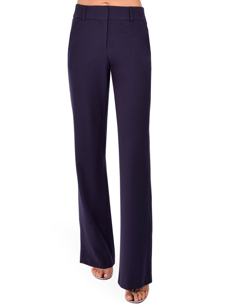 DREW Juliette Trouser in Navy Front View 