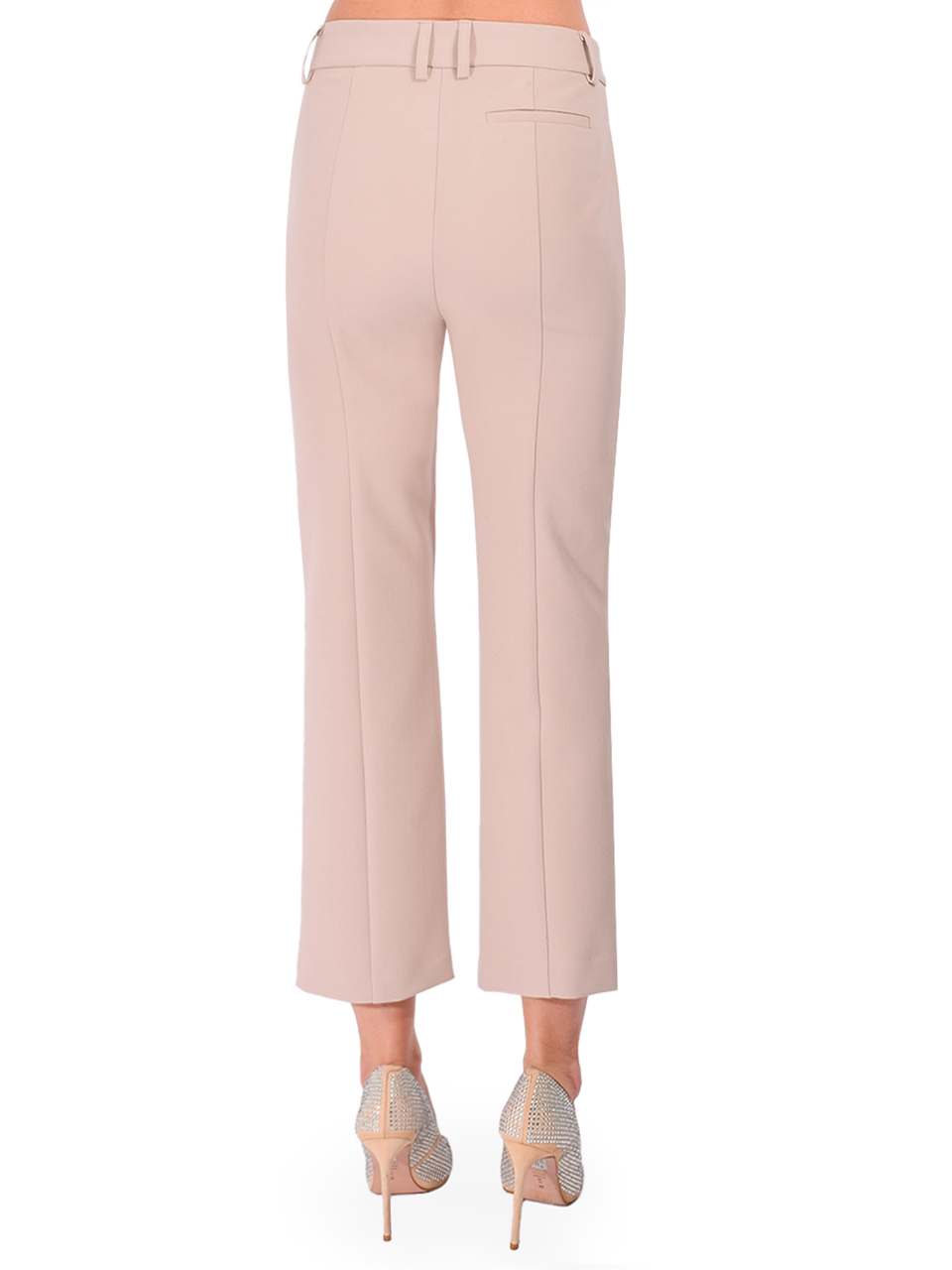 DREW Camie Cropped Pant in Sand Back View 