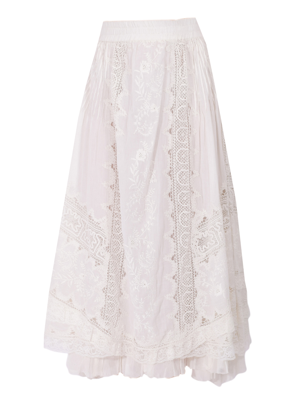 LOVE THE LABEL Marlow Skirt in Ivory Product Shot 