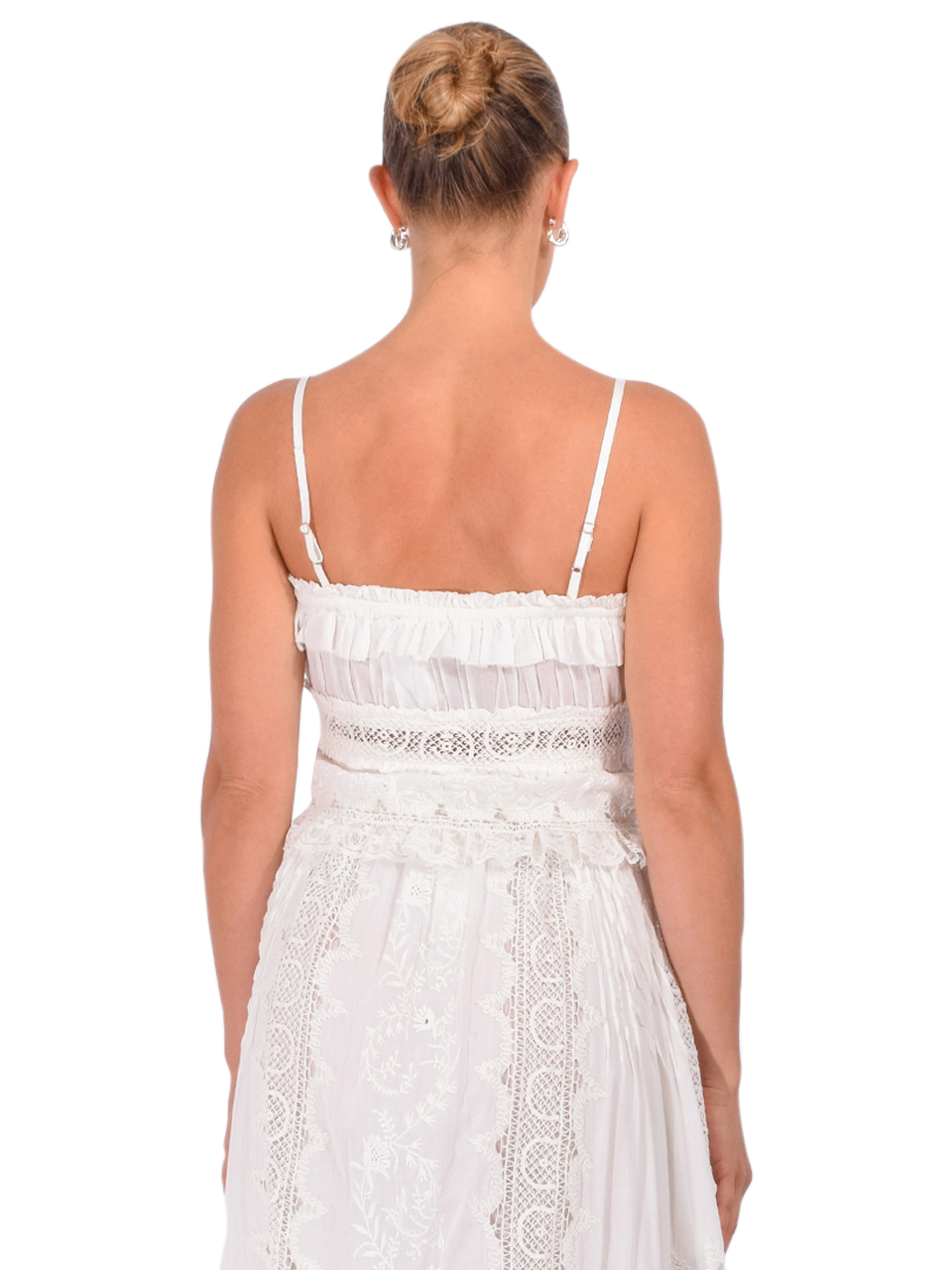 LOVE THE LABEL Lucienne Top in Ivory Back View 