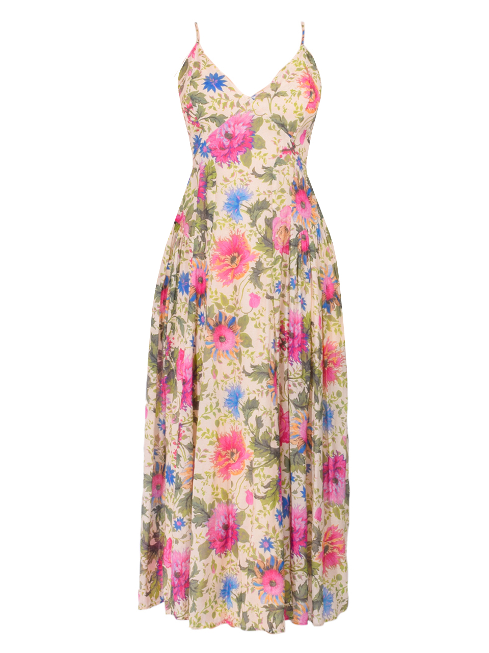 LOVE THE LABEL Fiorella Maxi Dress in Milla Floral Print Product Shot 