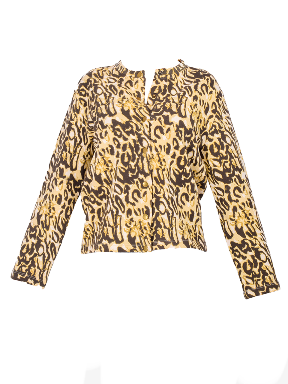 LEON & HARPER Souci Cardigan in Leopard Product Shot 
