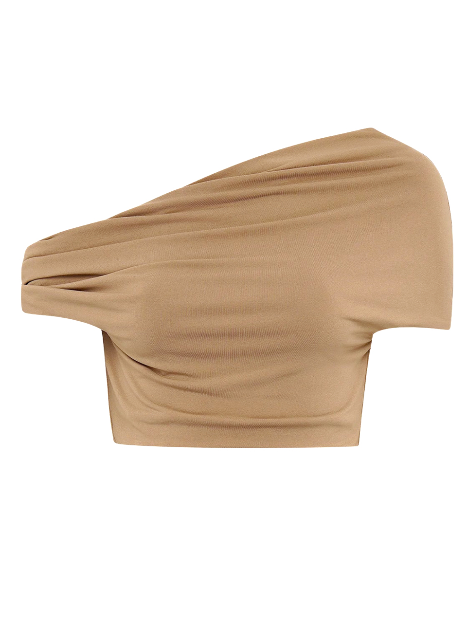 PARIS GEORGIA Elemental Ida Crop Top in Almond Product Shot 
