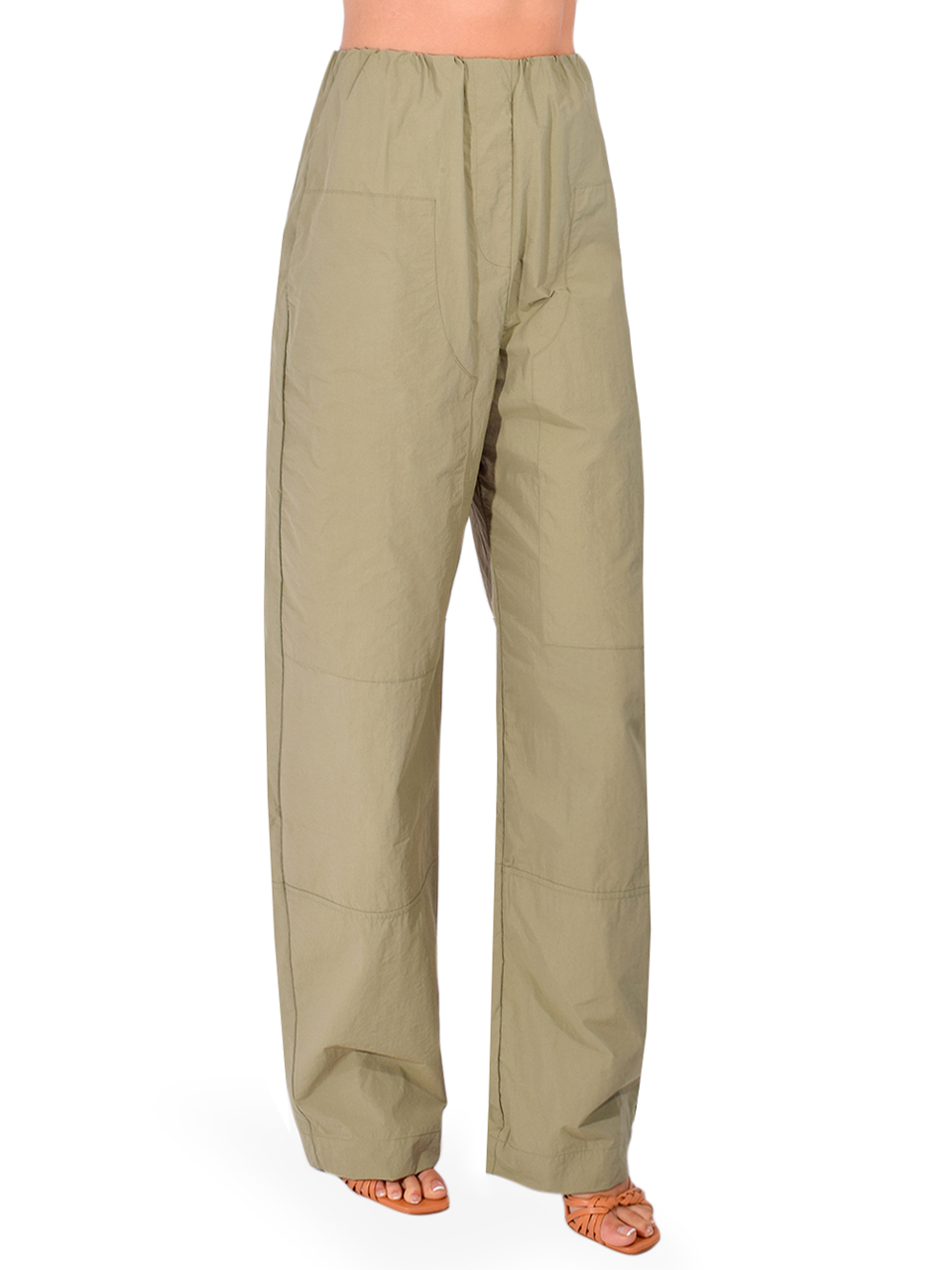 PARIS GEORGIA Cocoon Trackpant in Clay Side View 

