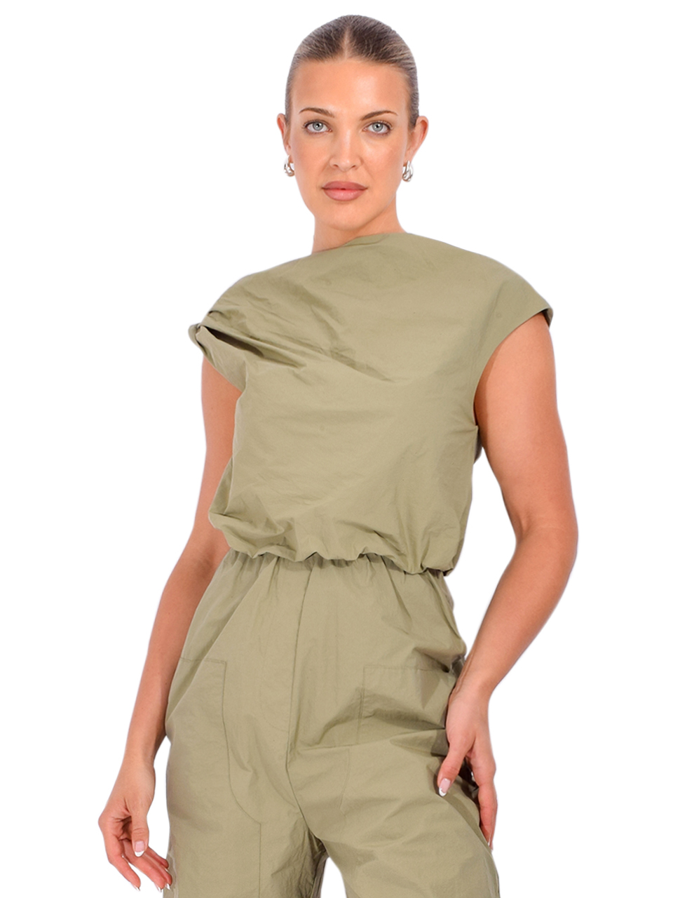 PARIS GEORGIA Alice Top in Clay Front View